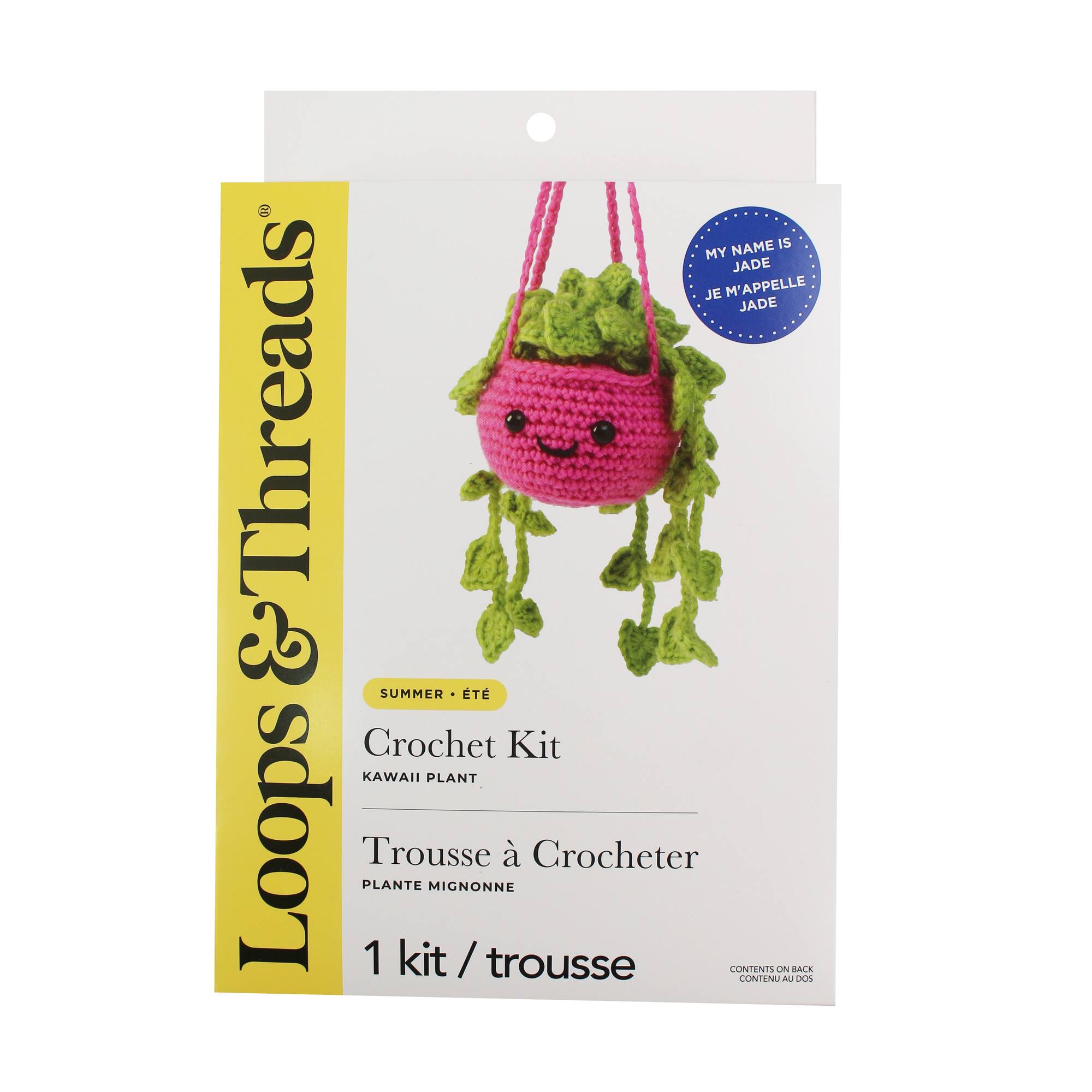 Summer Kawaii Hanging Plant Crochet Kit by Loops & Threads®